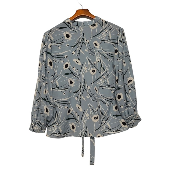 Jason Wu Floral Pullover Blouse w/ Neckties Size 12‎ - Picture 2 of 7